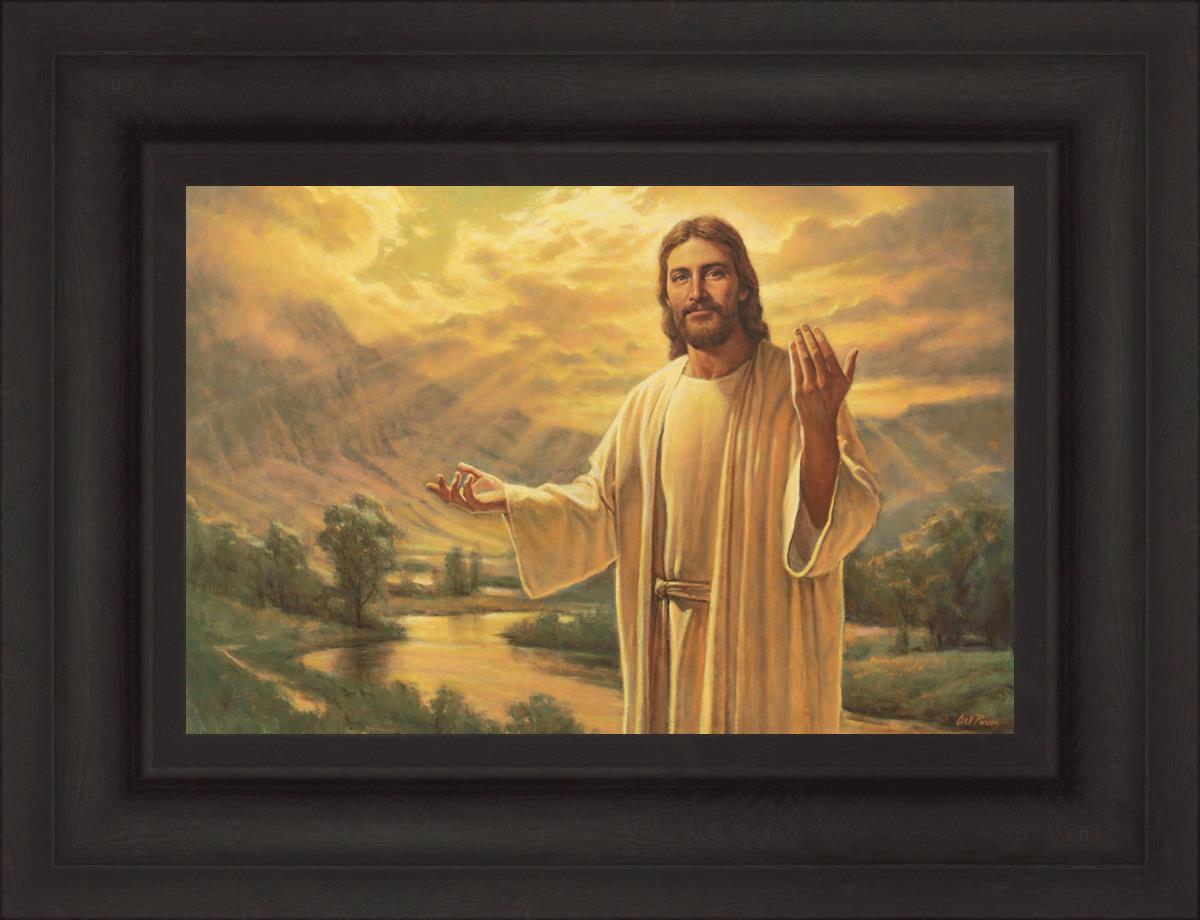 Come Follow Me By Del Parson - Inspirational Christian Wall Art for Home & Church Decor - Perfect for Living Rooms, Bedrooms & Sunday School Classrooms