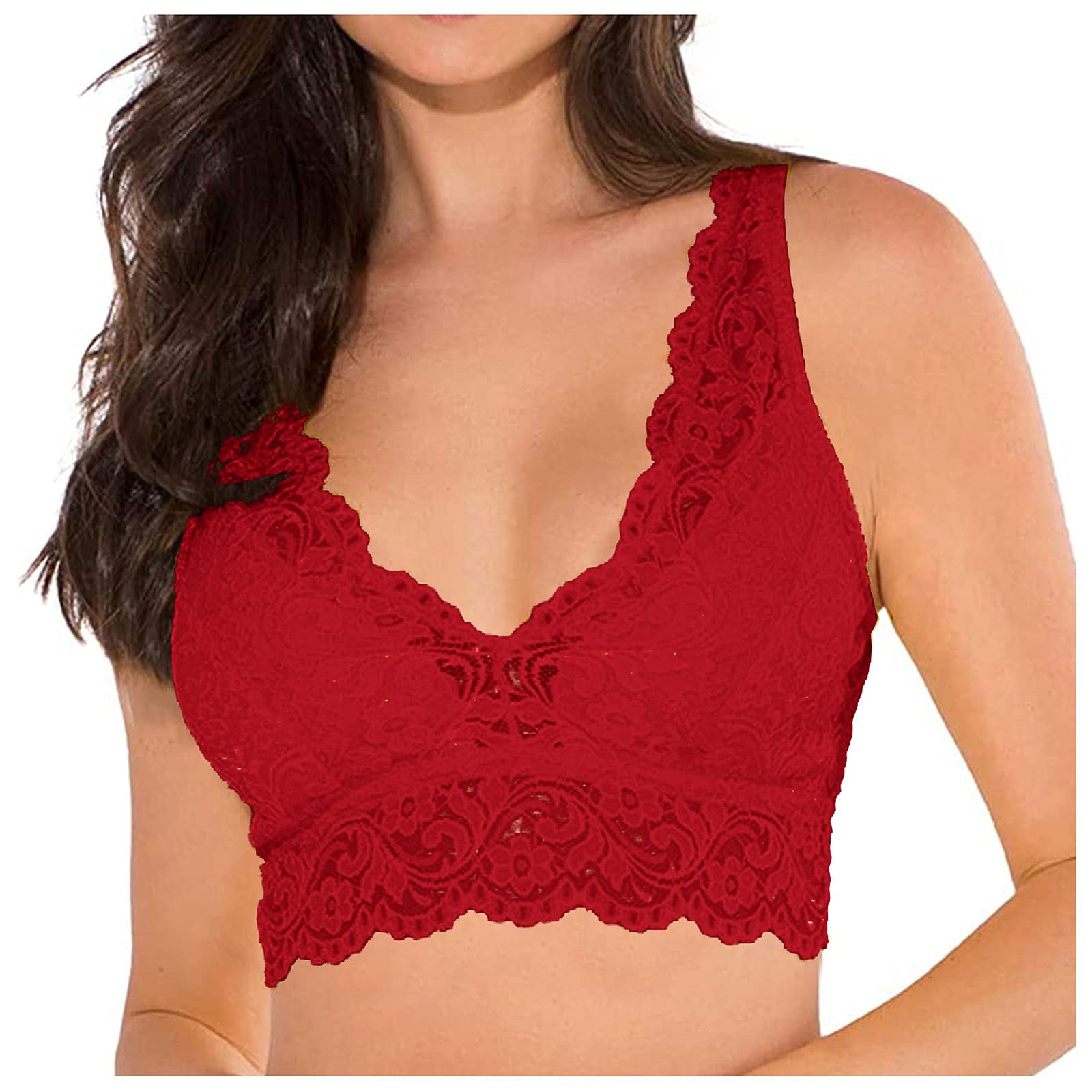 Sexy Women's Lingerie Set - Comfortable Wire-Free Yoga Cami Bra & Garter Belt for Everyday Wear, Date Night, Bridal Shower & Boudoir Photography