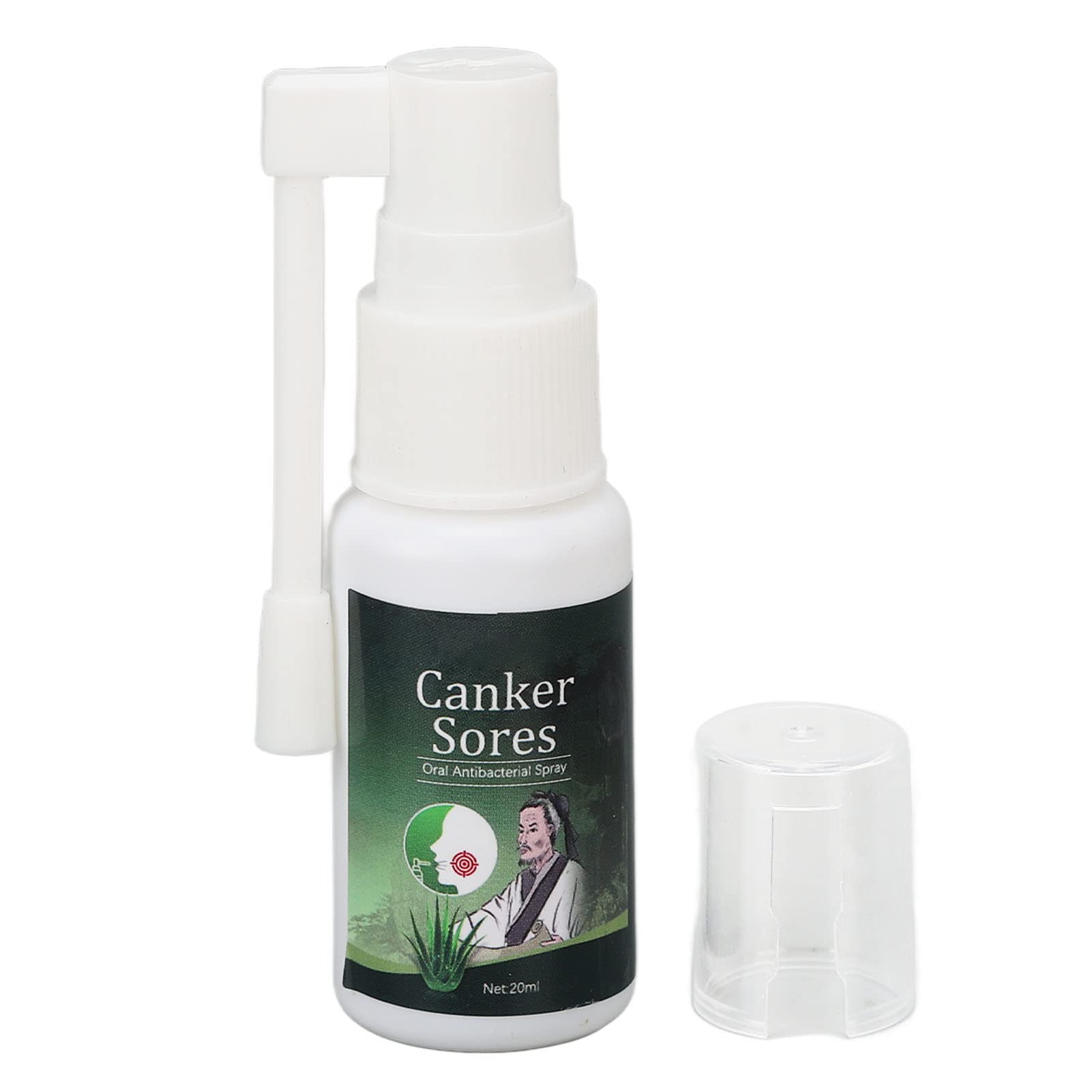 Best Canker Sore Relief Spray - Fast Acting Oral Pain Relief for Mouth Ulcers, Toothaches & Sore Gums - Denture Comfort Solution for Daily Use at Home & Travel