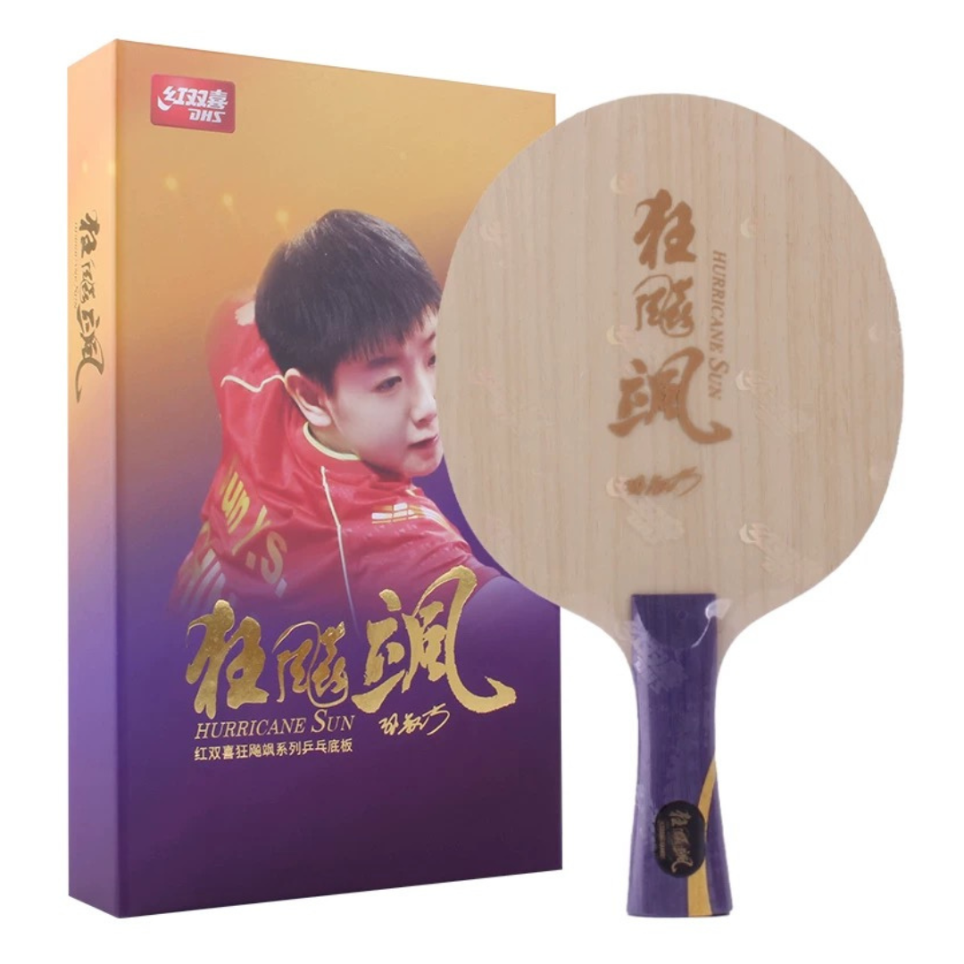 DHS Hurricane Sun Yingsha Table Tennis Racket - Professional Ping Pong Paddle for Spin & Speed - Perfect for Training & Competitive Play