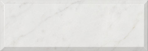 Premium Carrara White Gioia Marble 4x12 Subway Tile - Classic Kitchen Backsplash & Bathroom Wall Tile for Elegant Home Decor
