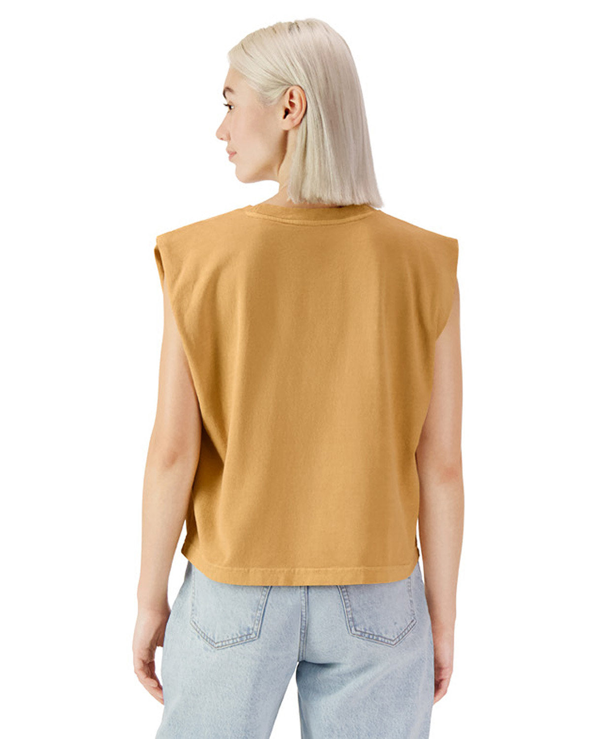 American Apparel 307GD Women's Garment Dyed Muscle Tank Top - Soft Vintage Style for Casual Wear, Gym & Summer Outfits