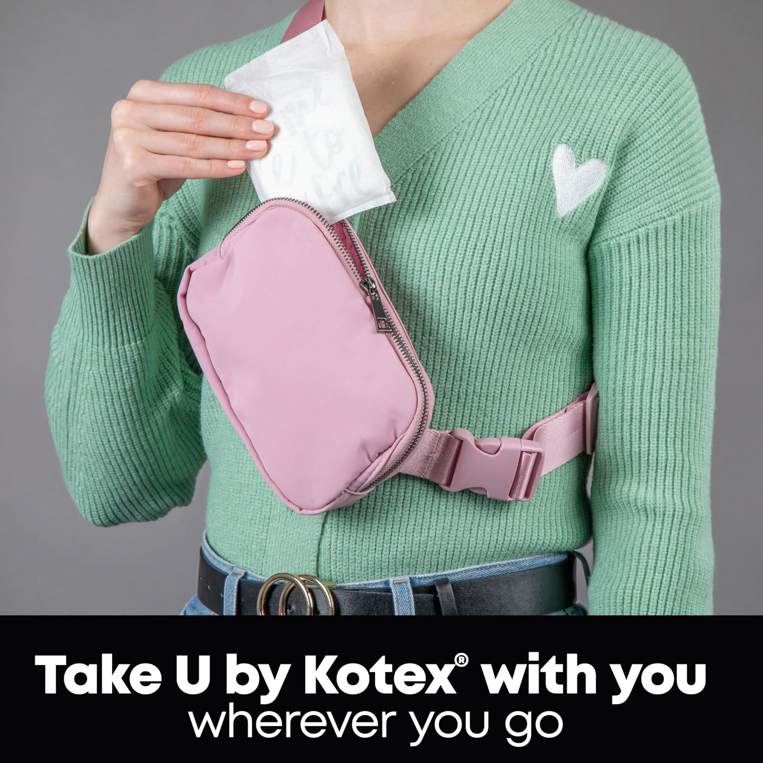 U by Kotex Clean & Secure Maxi Pads - Regular Absorbency, 192 Count (4 Packs of 48) | Ultra Thin Feminine Pads for Women | Day & Night Use for Maximum Protection | Comfortable & Leakproof Sanitary Napkins | Perfect for Active Lifestyles & Daily Wear