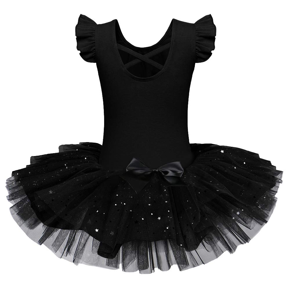 BAOHULU Girls Ballet Leotard with Full Skirt Tutu - Dance Costume for Ballet, Recital & Party - Soft Stretch Fabric for Comfortable Performance & Play