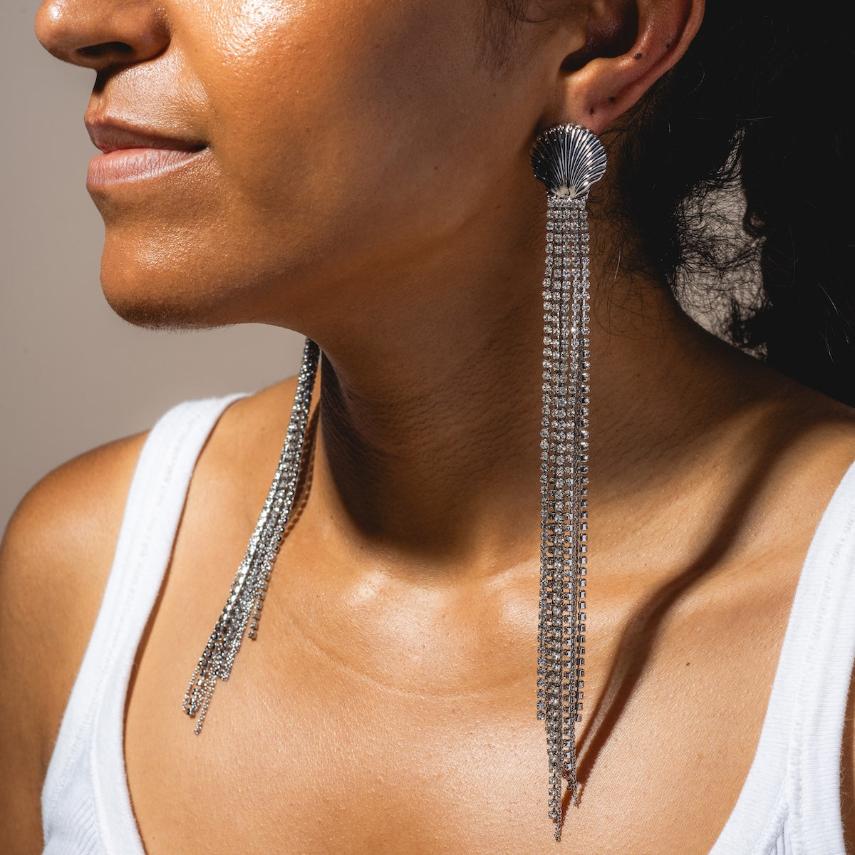 Nirvana Earrings for Women - Boho Chic Dangle Drop Earrings with Gemstones | Perfect for Casual Wear, Parties, and Gift Giving
