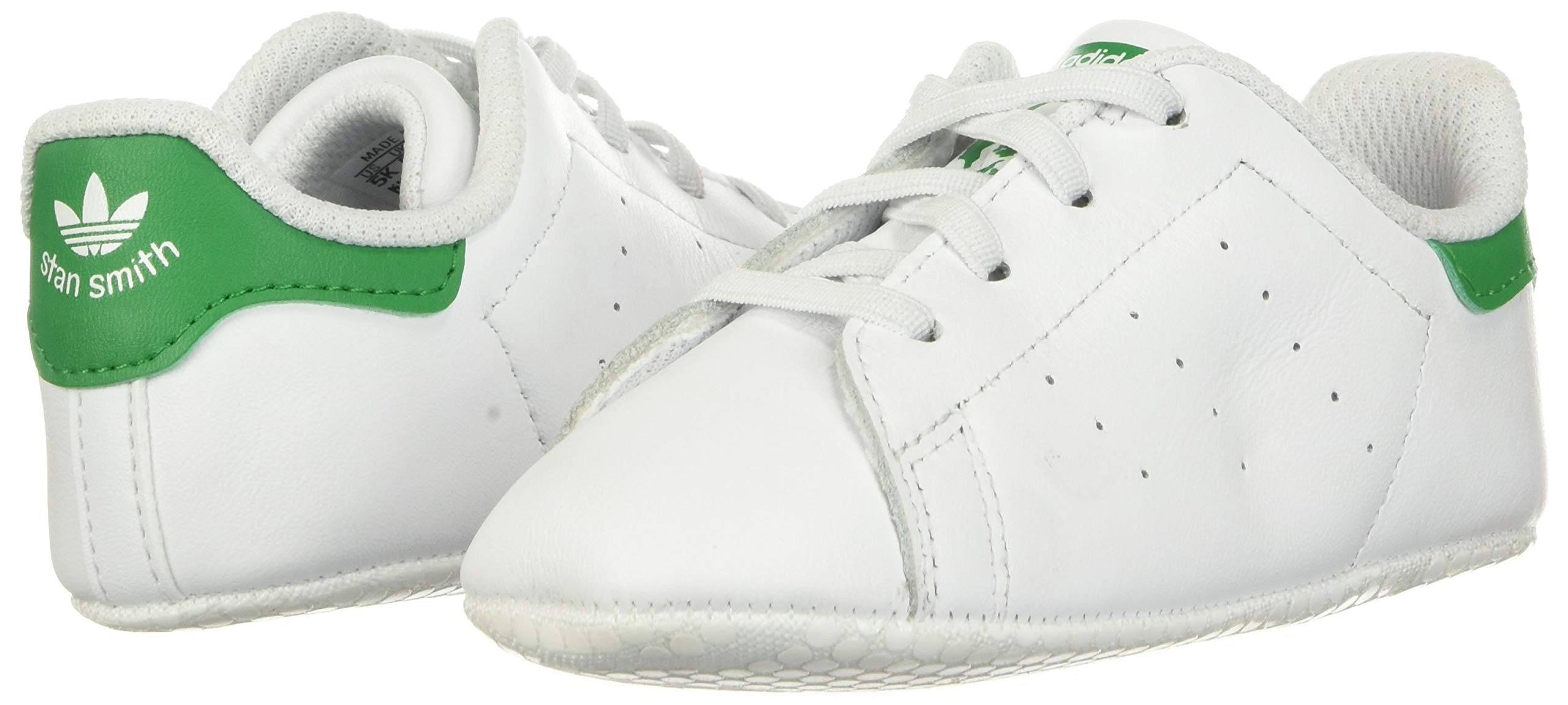 Adidas Originals Baby Boys Stan Smith Crib Shoes - Classic White Sneakers for Toddlers & Infants - Perfect for First Steps, Playtime & Casual Outings