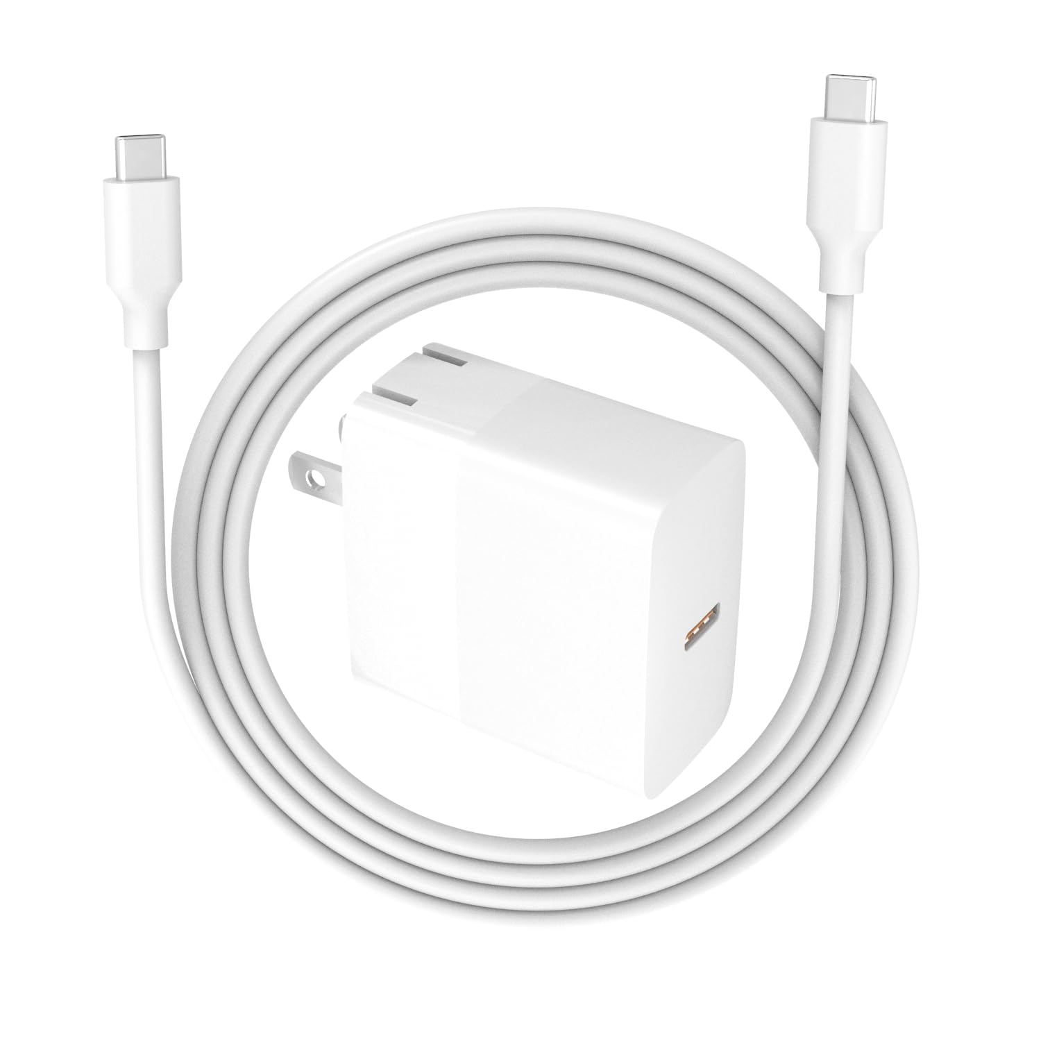 30W USB C Fast Charger for MacBook Air & iPad Air 4 - PD 3.0 Quick Charge with 6ft USB C to C Cable | Perfect for Home, Office & Travel Charging