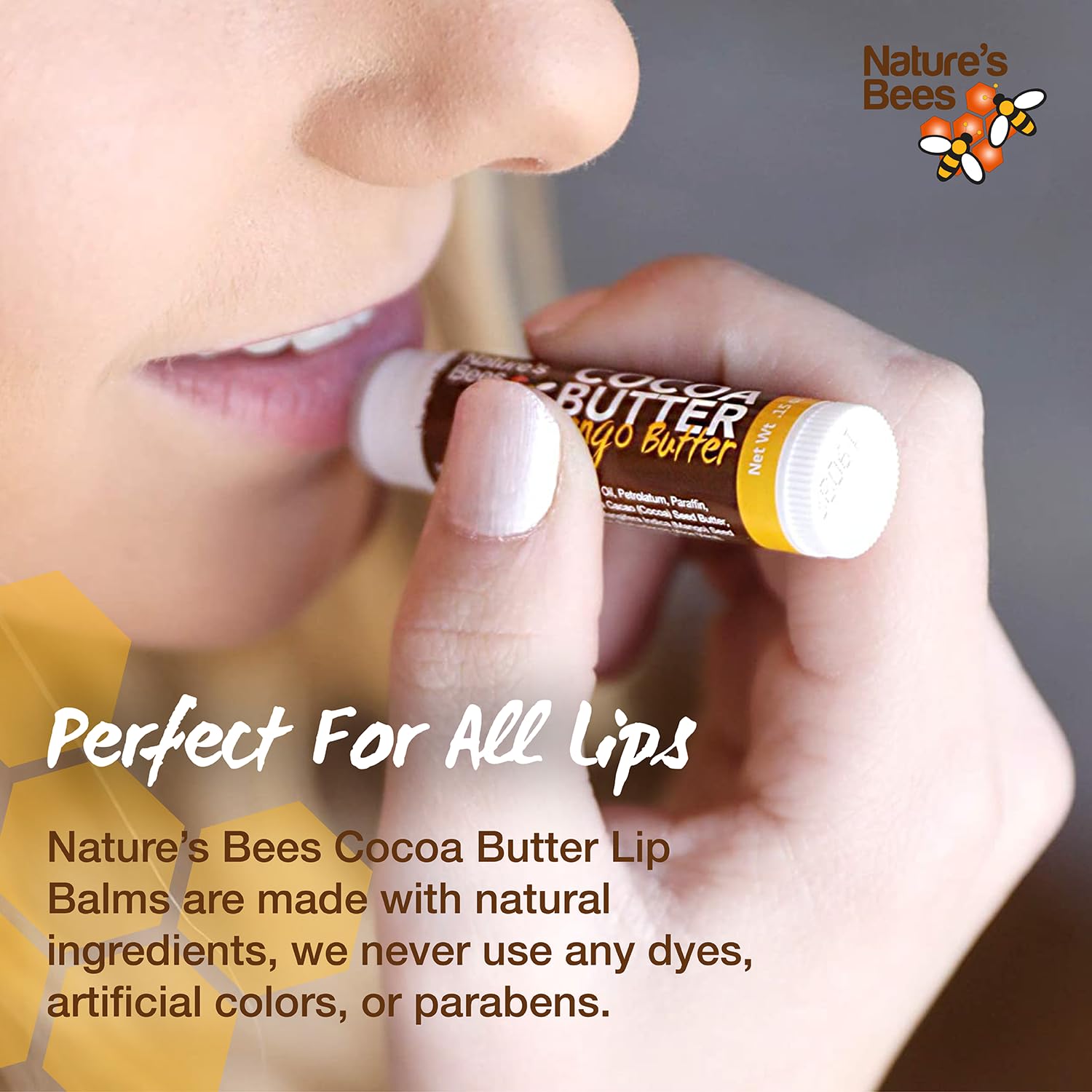 Nature's Bees Cocoa Butter Lip Balm - 72 Pack Variety Assortment (Original, Olive Oil, Mango Butter, Shea Butter) | Moisturizing Lip Treatment for Dry, Chapped Lips | Perfect for Daily Use, Travel, Gifts & Winter Care
