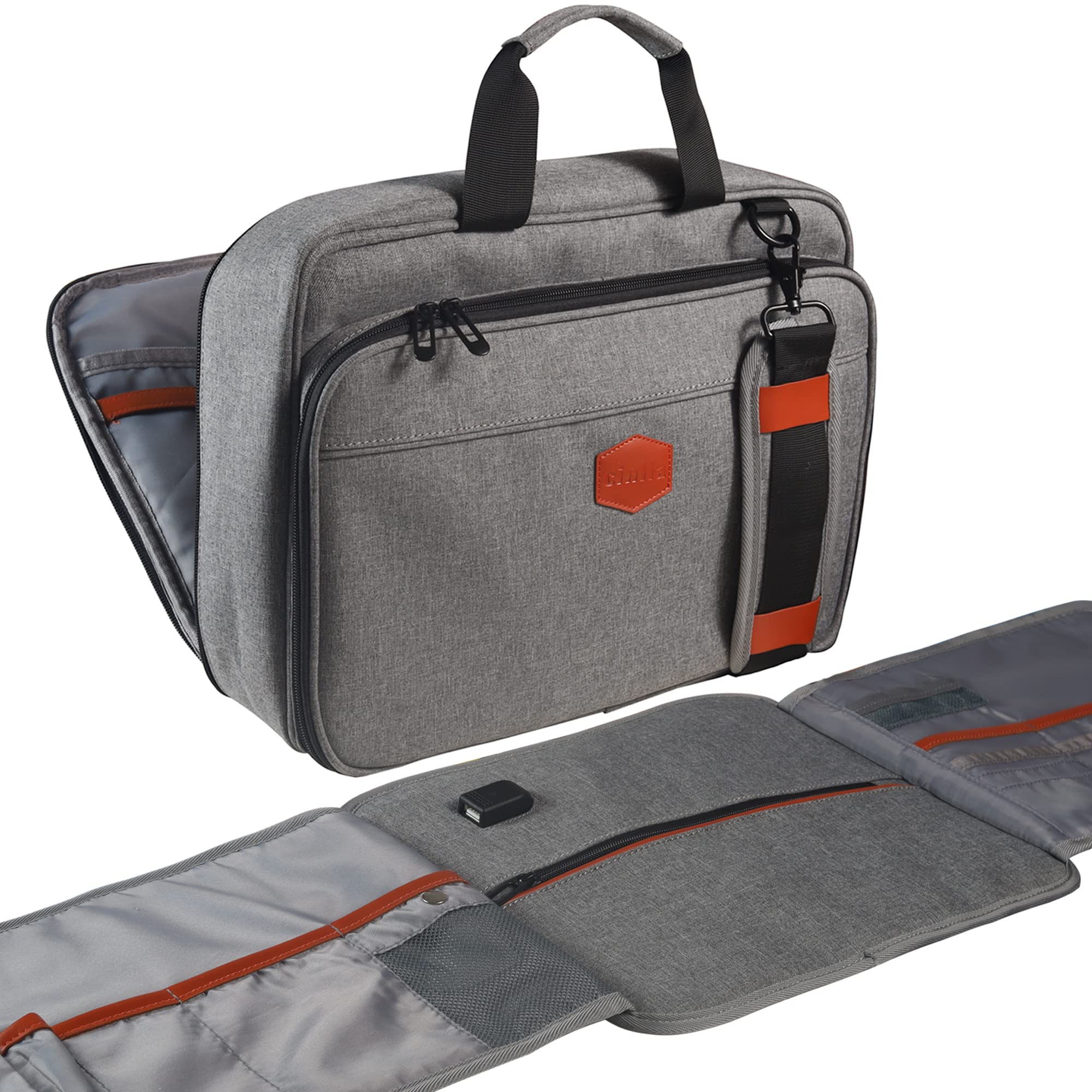 Stylish Laptop Messenger Bag for 15-16 Inch Computers - Durable Crossbody Shoulder Briefcase for Men & Women - Perfect for Office, Travel and Business Commutes