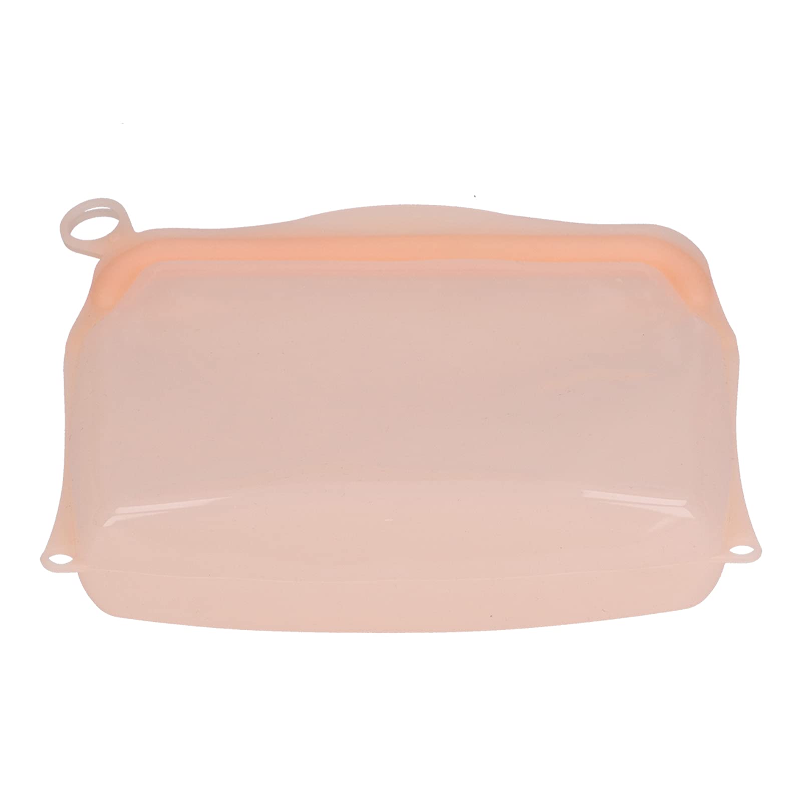 Orange Silicone Storage Bag for Fruits - Reusable Food-Grade Kitchen Organizer, Airtight Leakproof Keep Fresh Container - Perfect for Meal Prep, Picnics, Camping & Grocery Shopping