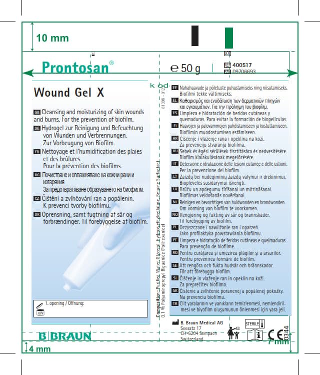 Prontosan Wound Gel for Fast Healing - 50g Wound Care Solution | Ideal for Minor Cuts, Burns & Skin Irritations