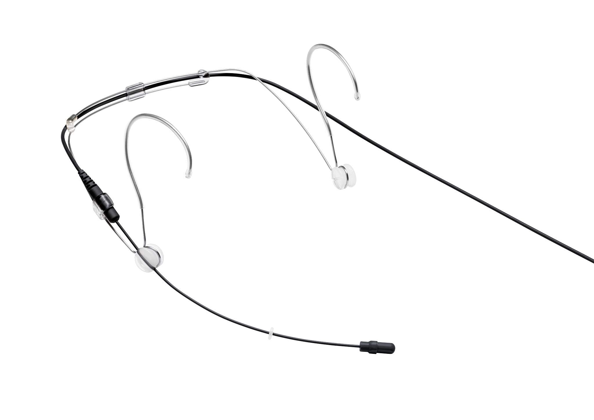 Shure DuraPlex Omnidirectional Headset Microphone with MTQG Connector - Professional Black Headset Mic (DH5B/O-MTQG) for Podcasting, Live Streaming & Conference Calls