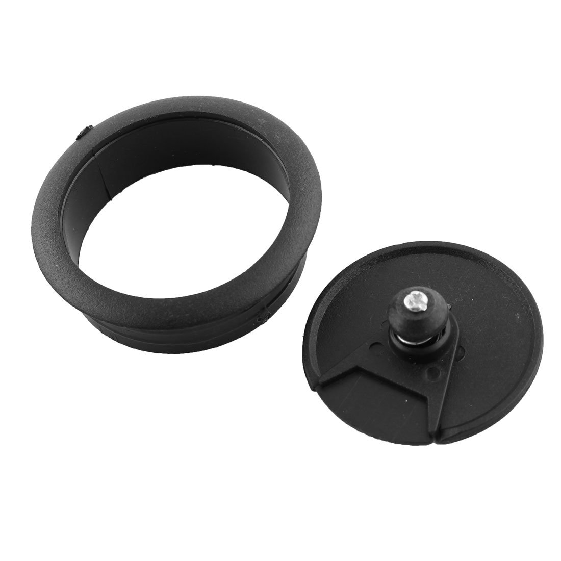 4-Pack PC Desk Plastic Grommet Cable Hole Cover - Cable Management Organizer for Home Office & Gaming Setup