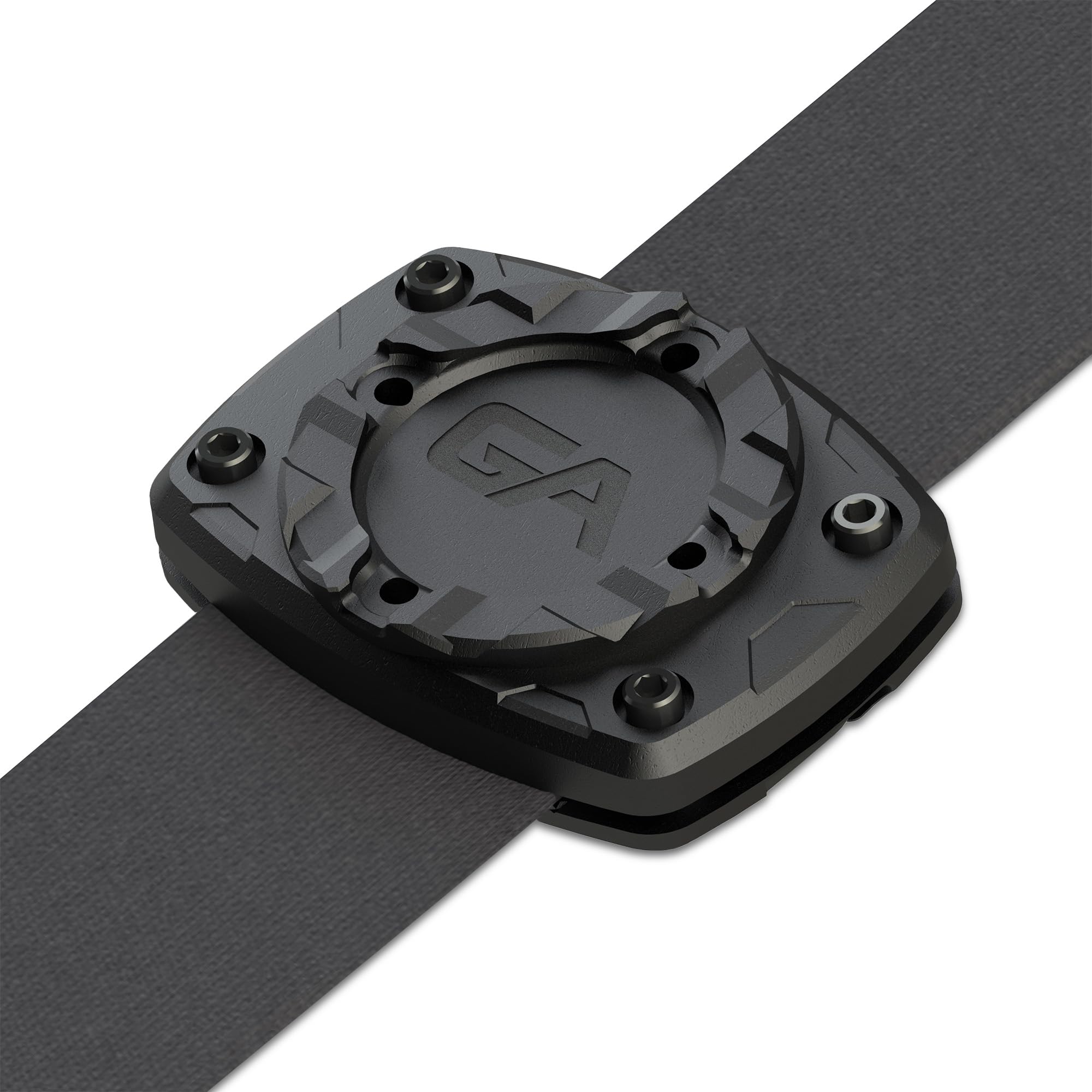 Guardian Angel Clamp-on Strap Mount with Magnetic Base & Screw-in Feature - Adjustable Allen Wrench Tightening - Compatible with Radio Straps, Nylon Straps & More - Perfect for Hiking, Camping & Outdoor Gear Organization