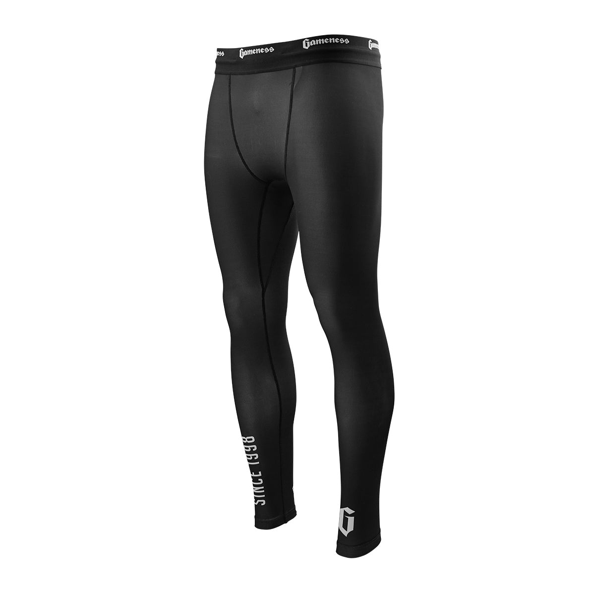 Gameness Men's Grappling Spats - Lightweight Compression Pants for BJJ, MMA & Wrestling - Perfect for Training, Competition & Gym Workouts