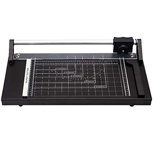 SHIJIANX 14-Inch Professional Paper Trimmer - Heavy Duty Steel Base Guillotine Cutter with Sharp Blade for Office, School & Home Use | Perfect for Scrapbooking, Card Making & Document Cutting