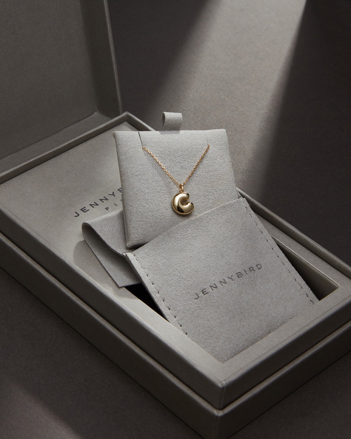 14K Gold Bubble Letter Necklace - Personalized Initial Pendant for Women - Perfect for Gifts, Birthdays, Anniversaries & Everyday Wear
