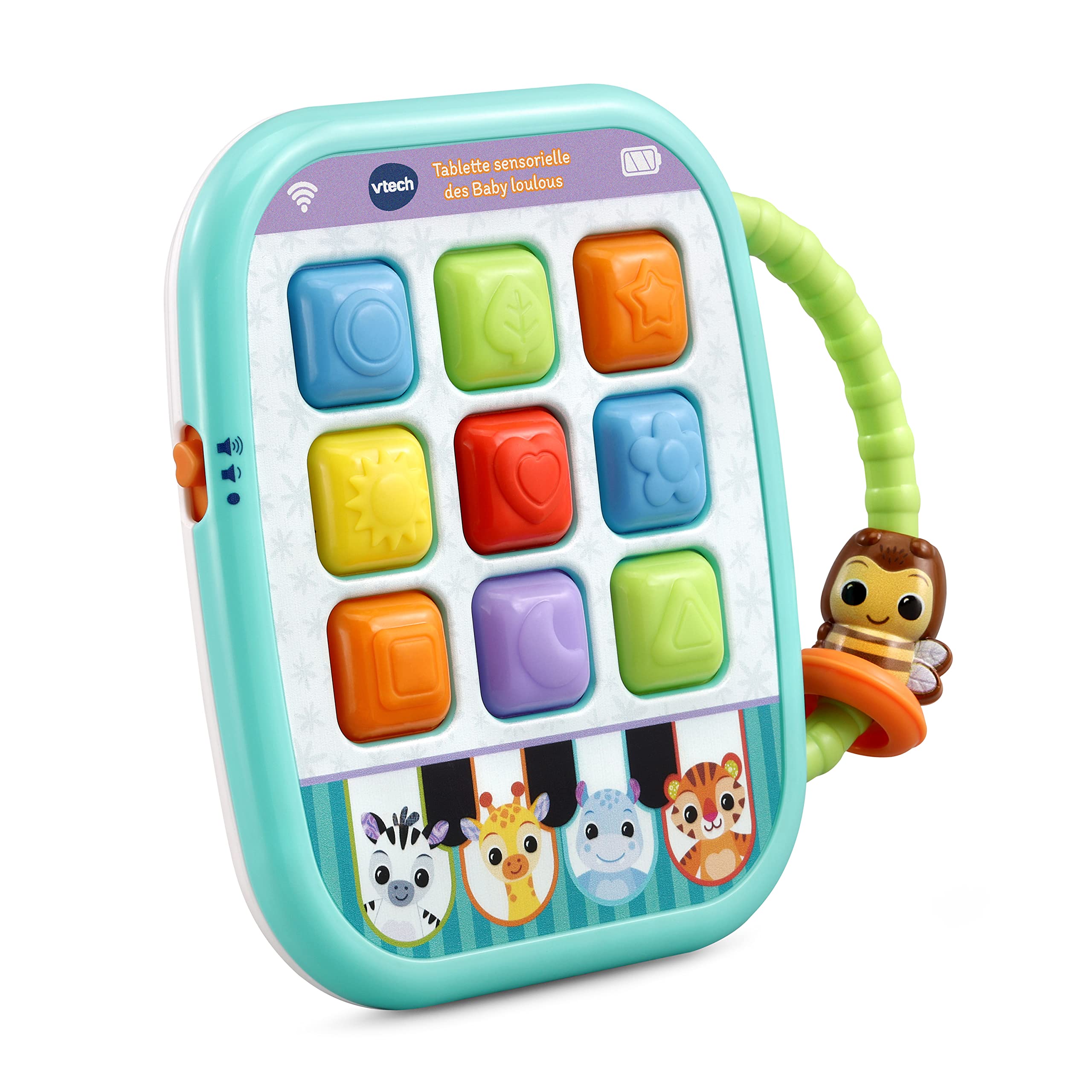 VTech Squishy Lights Learning Tablet - Interactive Educational Toy for Kids, French Language Version - Perfect for Early Learning & Playtime at Home or School