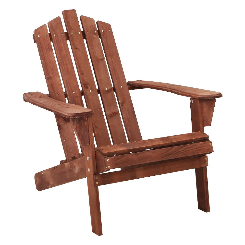**Adirondack Outdoor Chairs - Solid Wood Beach & Patio Furniture for Garden, Backyard, or Poolside Relaxation**    (场景补充: Perfect for beach vacations, lakeside lounging, or backyard BBQs)