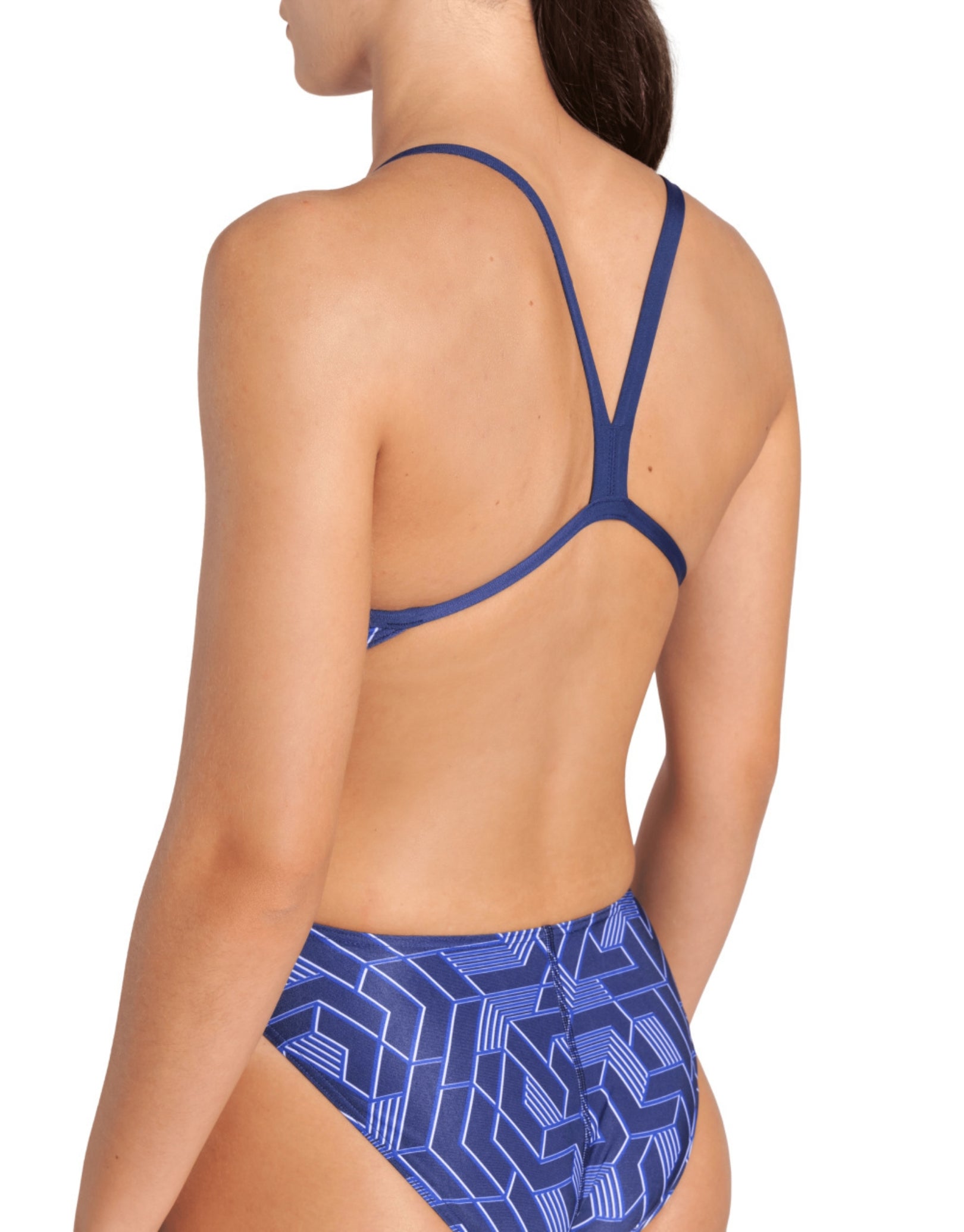 Escape Challenge Back Swimsuit - Navy Team - High Performance Swimwear for Competitive Swimming & Beach Activities