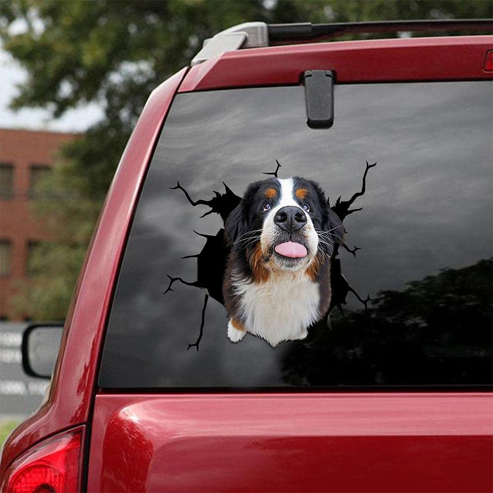 Bernese Mountain Dog Car Decals - Pack of 2 for Windows & Walls (12