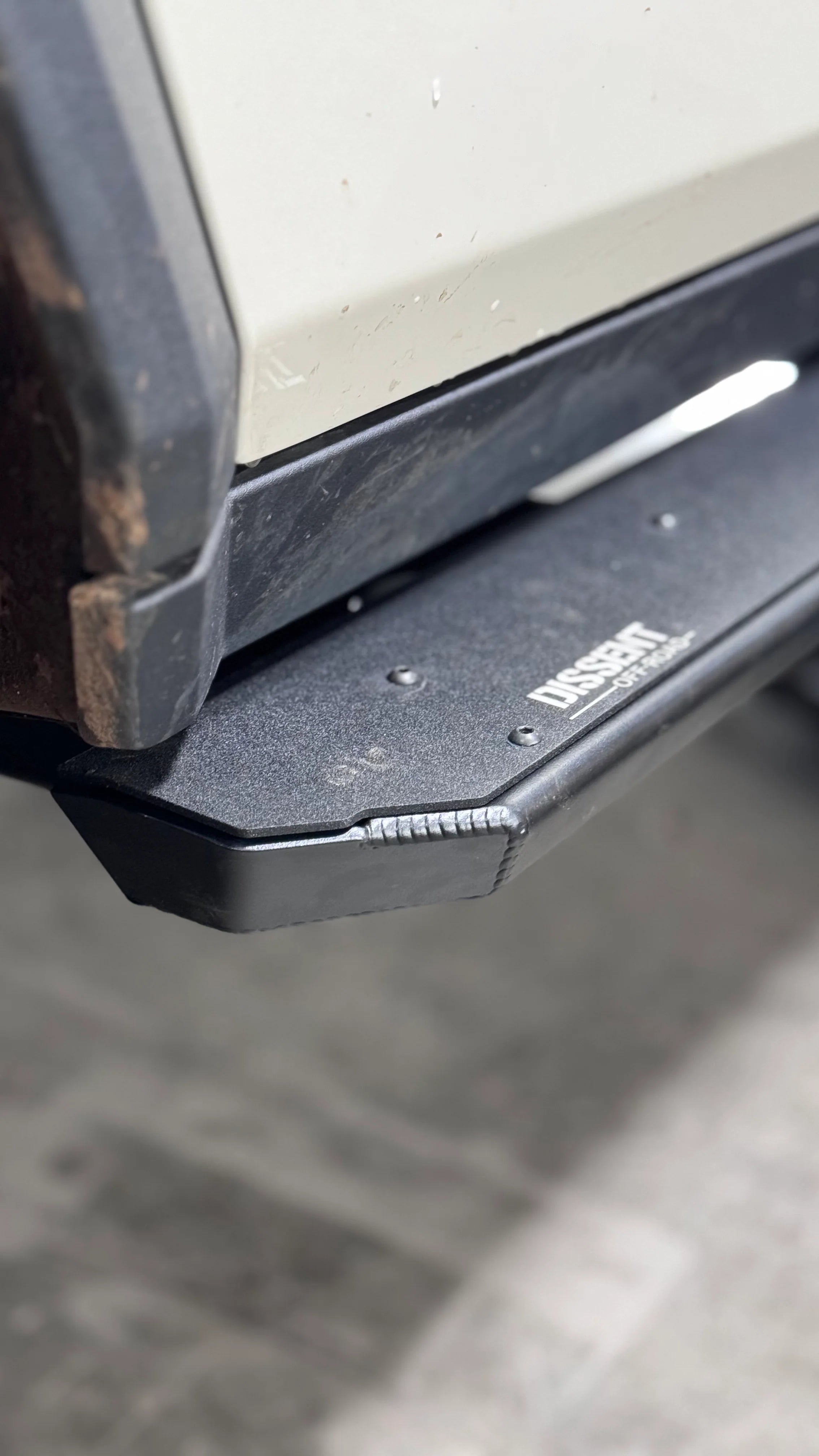 Dissent Off Road Step Sliders for 2023+ Ineos Grenadier - Heavy Duty Rock Sliders & Side Steps - Perfect for Off-Roading, Overlanding & Truck Protection