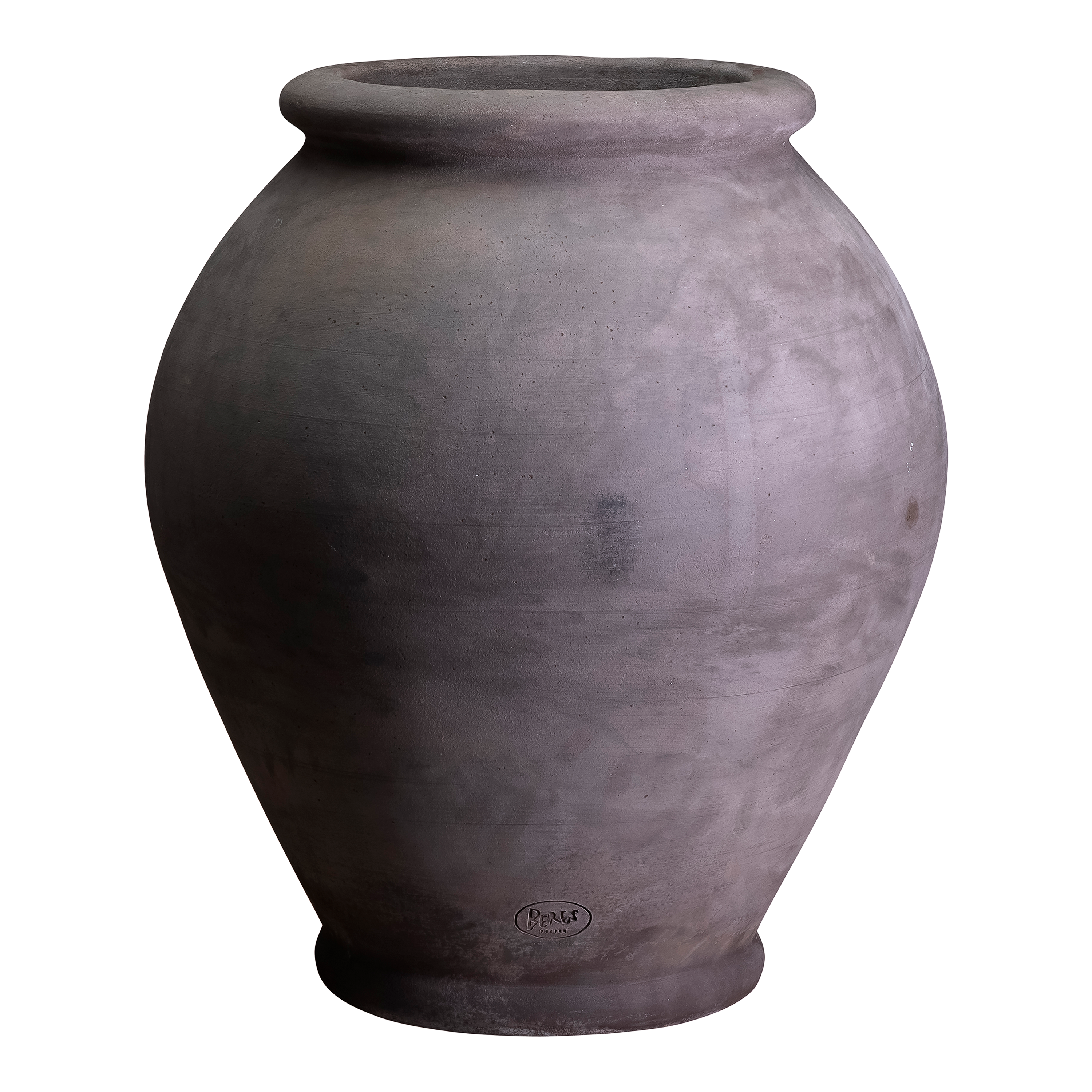 Olivia Pot Raw Grey - Handmade Ceramic Plant Pot for Indoor Plants, Succulents & Home Decor | Perfect for Living Room, Office & Garden Decor