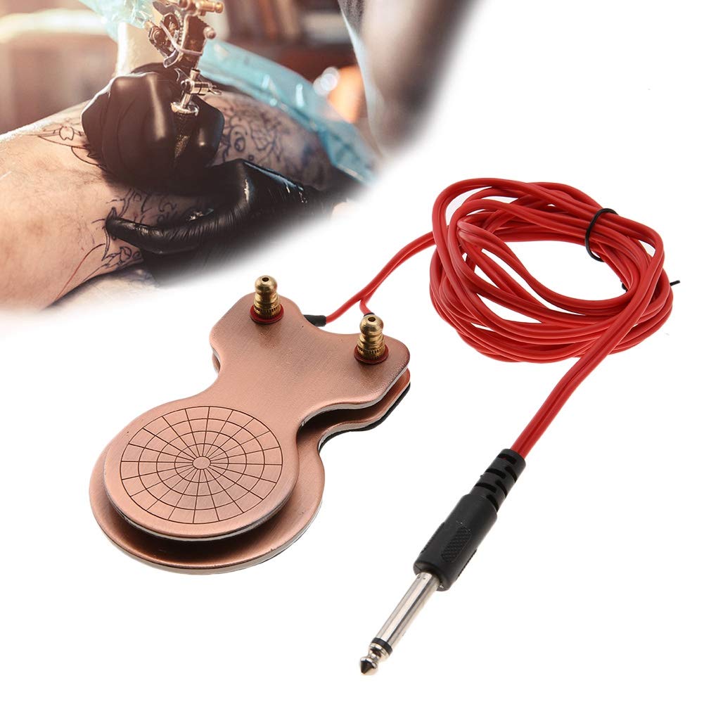 Professional Tattoo Foot Pedal Switch - Heavy Duty Iron Foot Controller for Tattoo Machines | Perfect for Tattoo Artists, Permanent Makeup & Body Art Studios