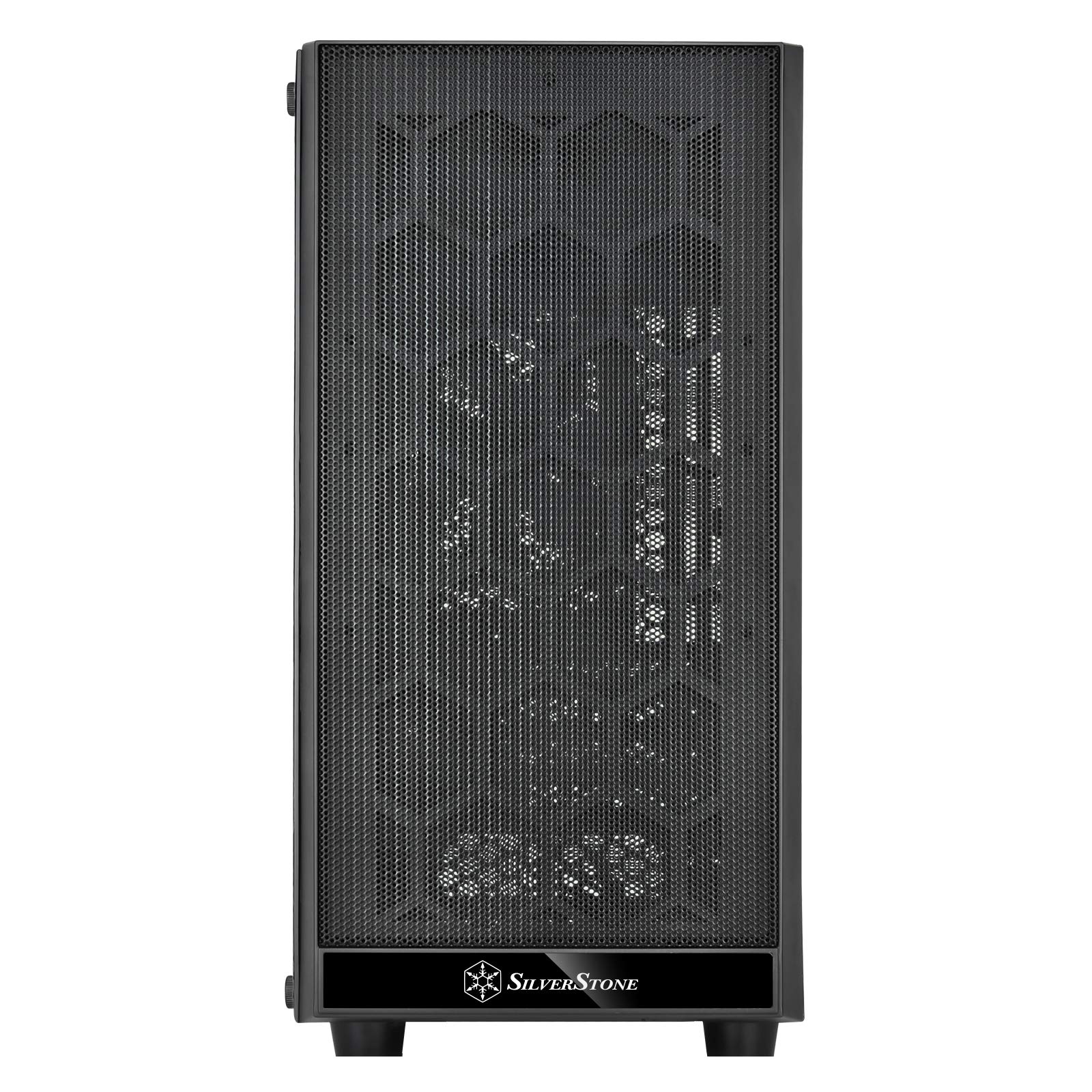 SilverStone Technology PS15 PRO Micro-ATX PC Case - Compact Tower Chassis with Excellent Airflow & Cooling Performance, Tempered Glass Side Panel (SST-PS15B-PRO) - Perfect for Gaming Rigs, Home Office & Small Form Factor Builds