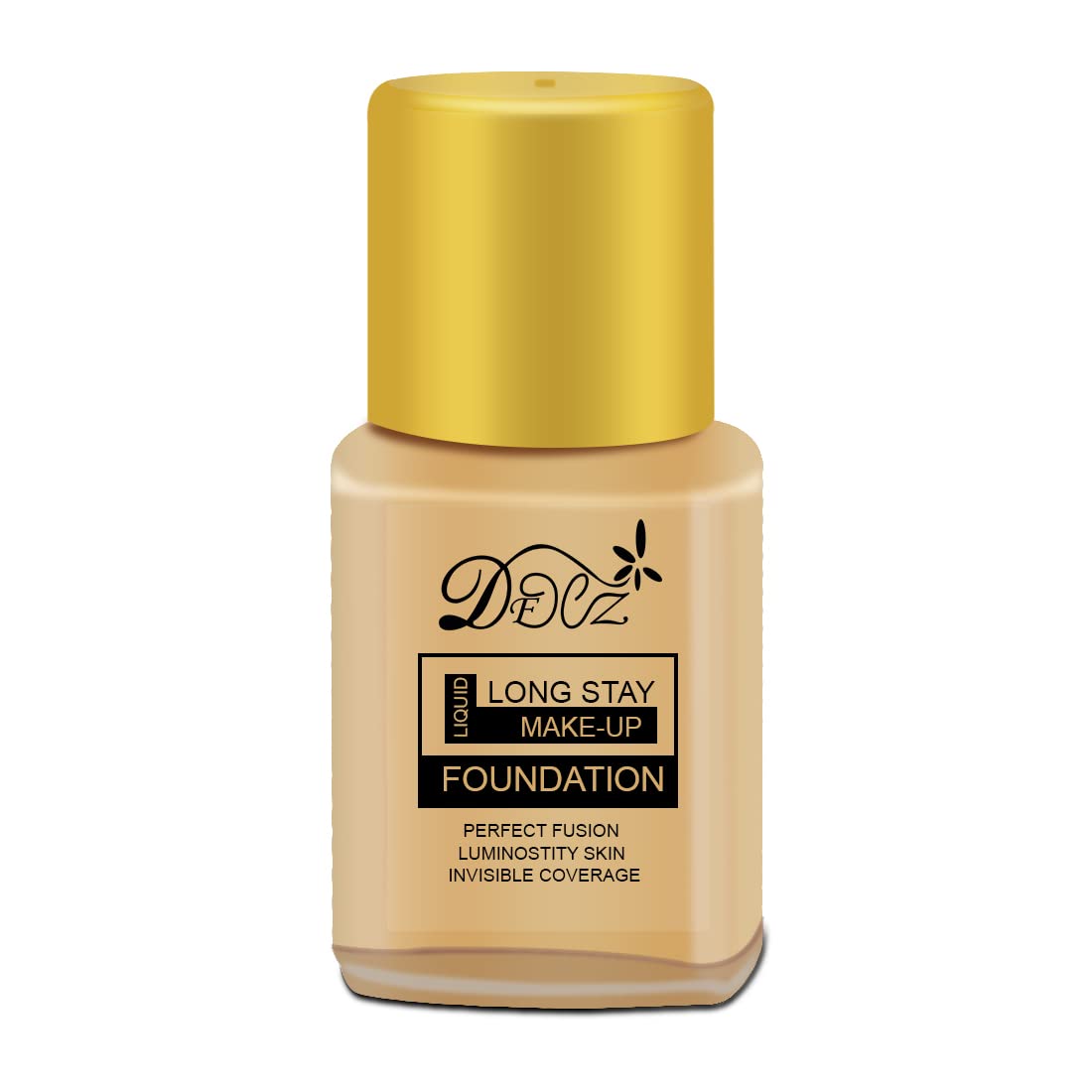 DFXZ Liquid Make-Up Foundation Flawless Semi-Matte Finish - Ivory 103 (30ml) | Oil-Free, Long-Lasting Coverage for Daily Wear & Special Occasions