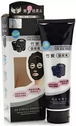 Wiffy Charcoal Oil Control Anti-Acne Deep Cleansing Peel Off Face Mask - Removes Blackheads & Dark Spots for Women & Men (100g) | Detoxifying Pore Treatment for Oily & Acne-Prone Skin | Perfect for Daily Skincare Routine & Spa Night