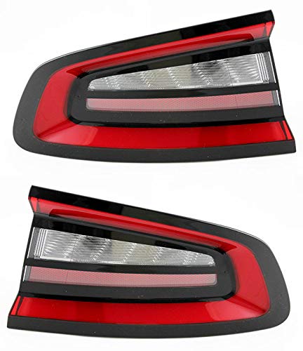 Dodge Charger Tail Lights Lamps Set for 2015-2020 Models - Left & Right Side Replacement - Perfect for Night Driving & Car Customization