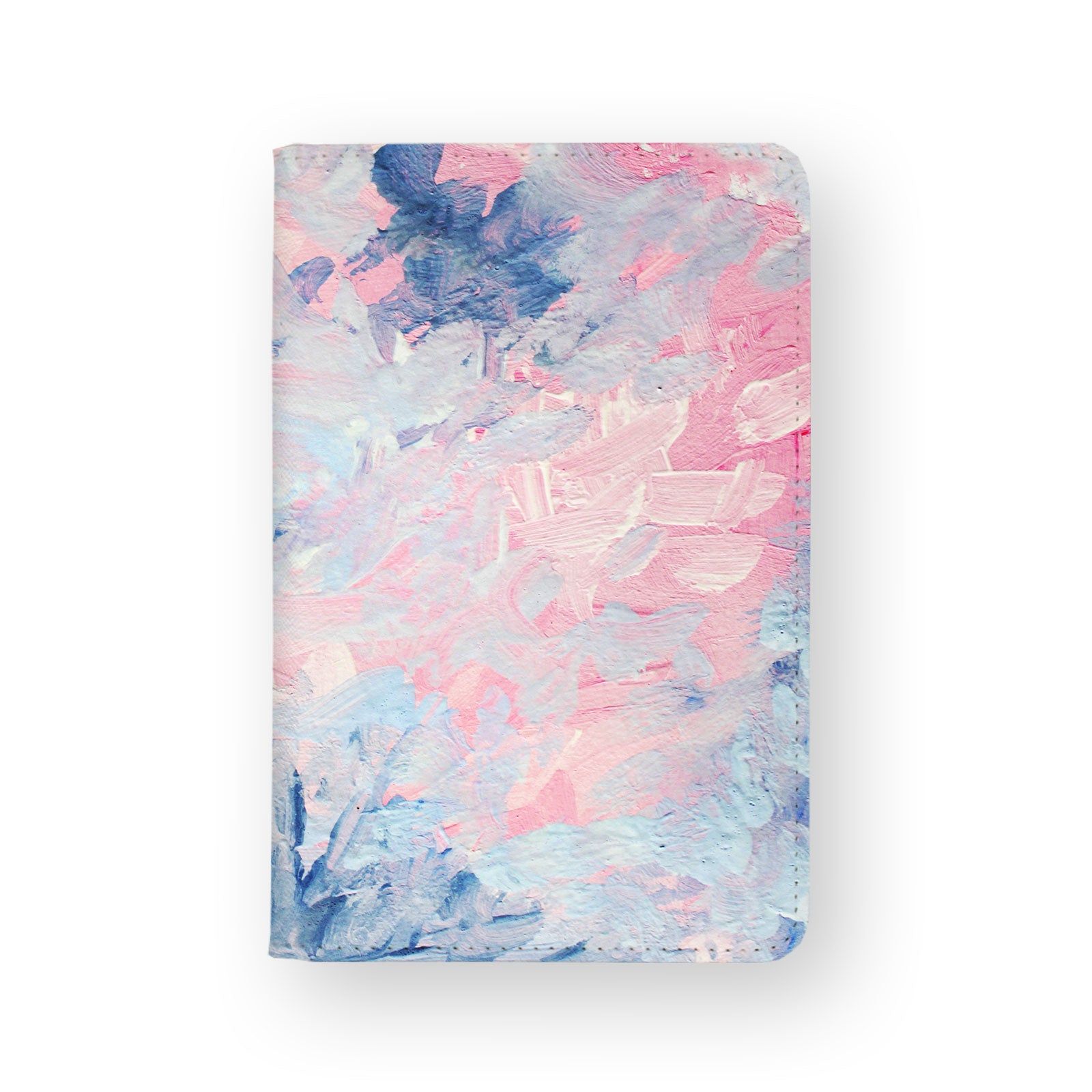 Abstract Oil Painting Travel Wallet - RFID Blocking Passport Holder for Women & Men - Perfect for International Trips, Vacations & Air Travel