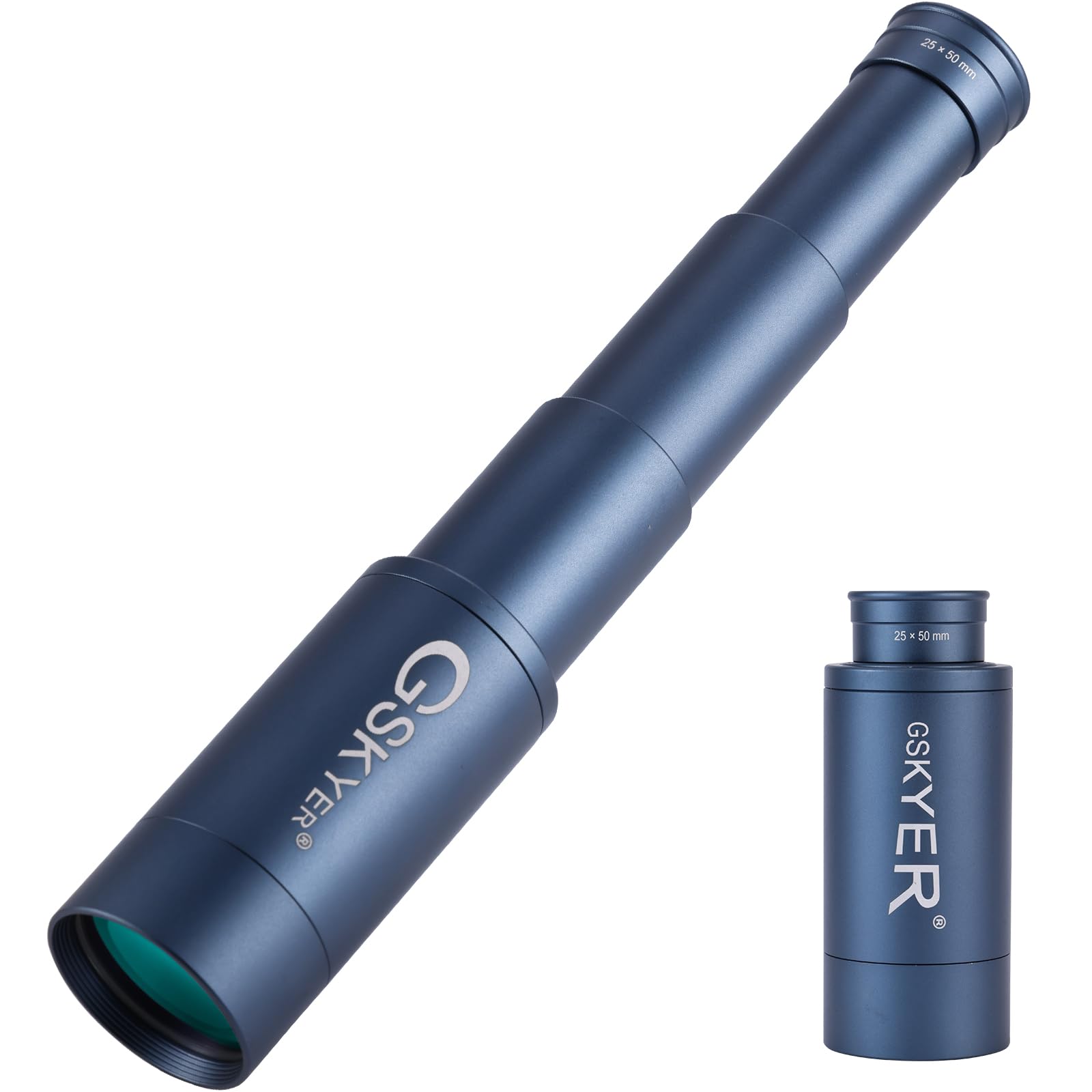 25x50 High Power Monocular Telescope for Adults - Compact HD Zoom Scope with BAK4 Prism & FMC Lens - Perfect Gift for Men, Cool Gadgets for Hunting, Camping, Bird Watching & Outdoor Adventures