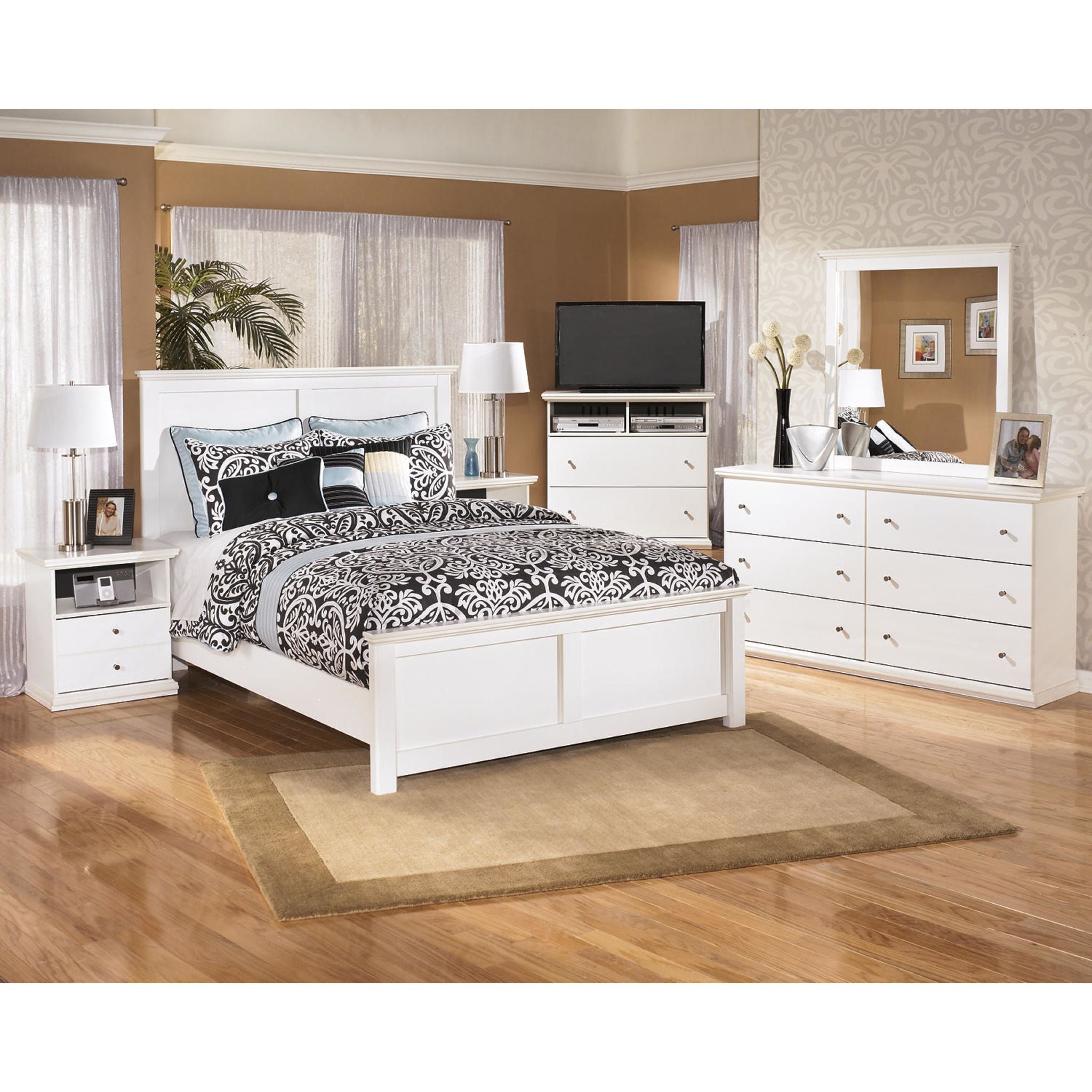 Bostwick Shoals Dresser with Mirror - Stylish Bedroom Furniture for Home Decor & Storage | Perfect for Master Bedroom, Guest Room, or Nursery Organization