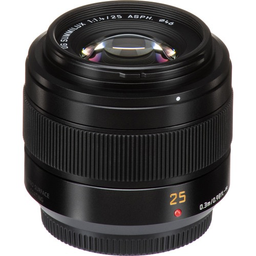 Panasonic Leica DG Summilux 25mm f/1.4 II ASPH. Lens - Fast Prime Lens for Micro Four Thirds Cameras | Perfect for Portraits, Low Light & Street Photography