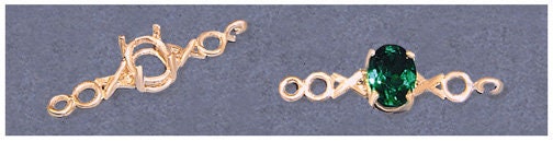 Solid Sterling Silver or 14kt Gold Xs and Os Bracelet Link for 7x5mm & 10x8mm Oval Stones - DIY Jewelry Making, Custom Handmade Bracelet Components - Perfect for Personalized Gifts, Wedding Favors, and Charm Bracelet Crafting