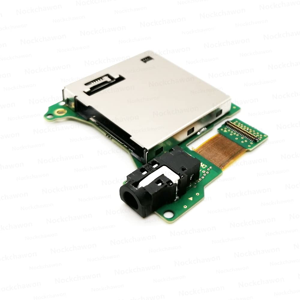 Nintendo Switch Game Card Reader Slot Replacement with Headphone Jack - Repair Part for Game Console | Perfect for Switch Lite/OLED Repair & DIY Maintenance