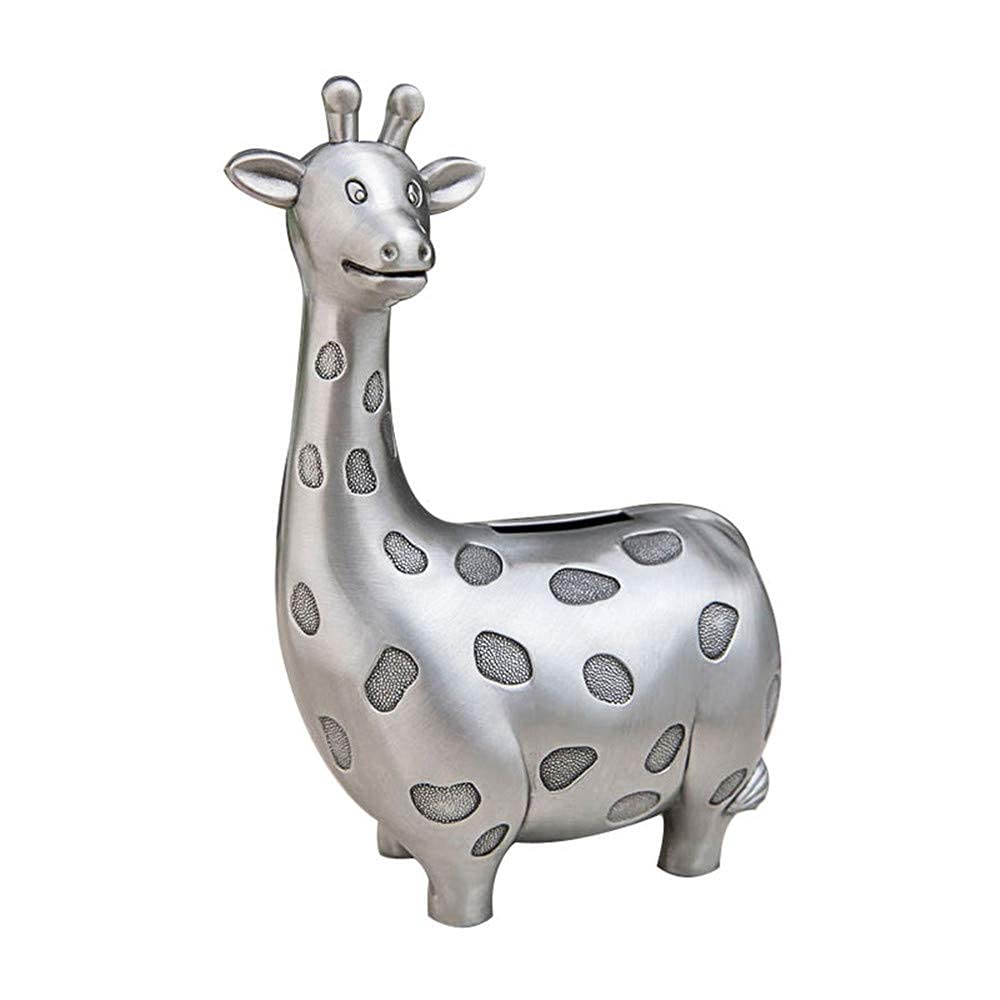 TSUSF Metal Money Box - Exquisite Giraffe-Shaped Piggy Bank for Kids | Creative Animal Coin Bank for Savings, Unique Birthday Gift for Children | Perfect for Bedroom Decor, Piggy Bank for Kids Allowance & Financial Education
