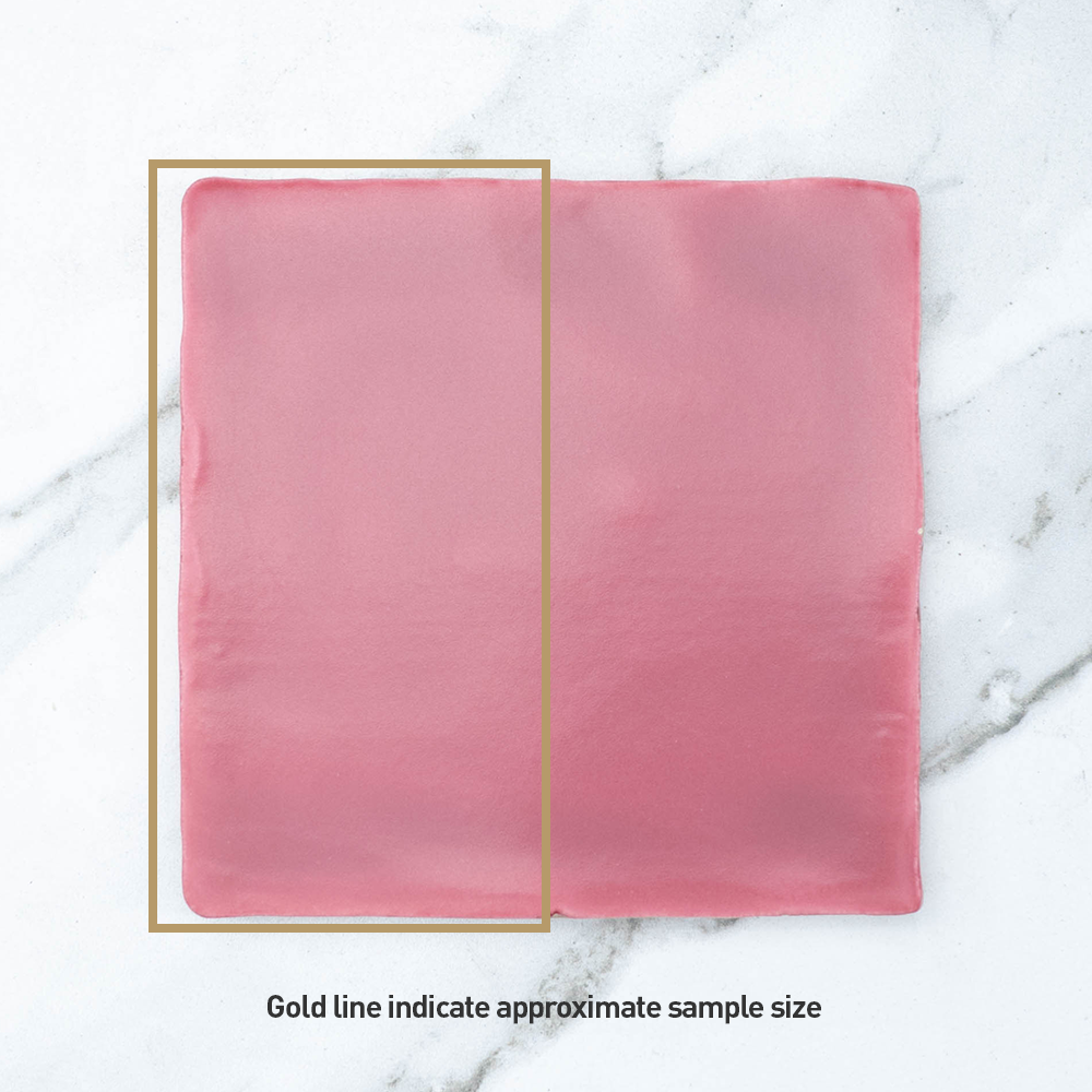 Manhattan Hot Pink Dark 100x100 Matte Subway Tile - Premium Ceramic Wall Tile for Kitchen Backsplash, Bathroom & Shower Renovation