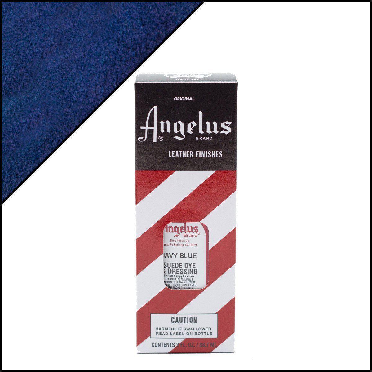 Navy Angelus Suede Dye - Premium Leather & Suede Shoe Paint for Sneakers, Boots & Accessories | Perfect for Shoe Restoration, Customization & DIY Projects