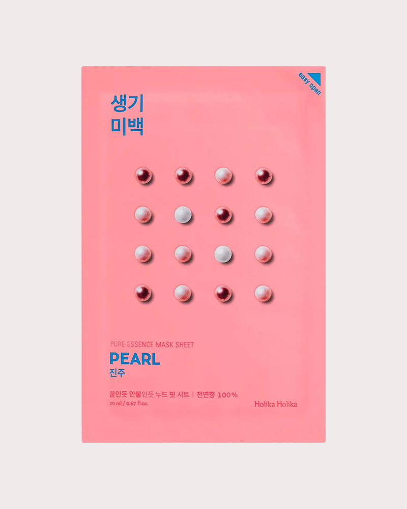 Holika Holika Pure Essence Sheet Mask - Korean Skincare for Hydration & Brightening - Perfect for Daily Use & Spa Nights
