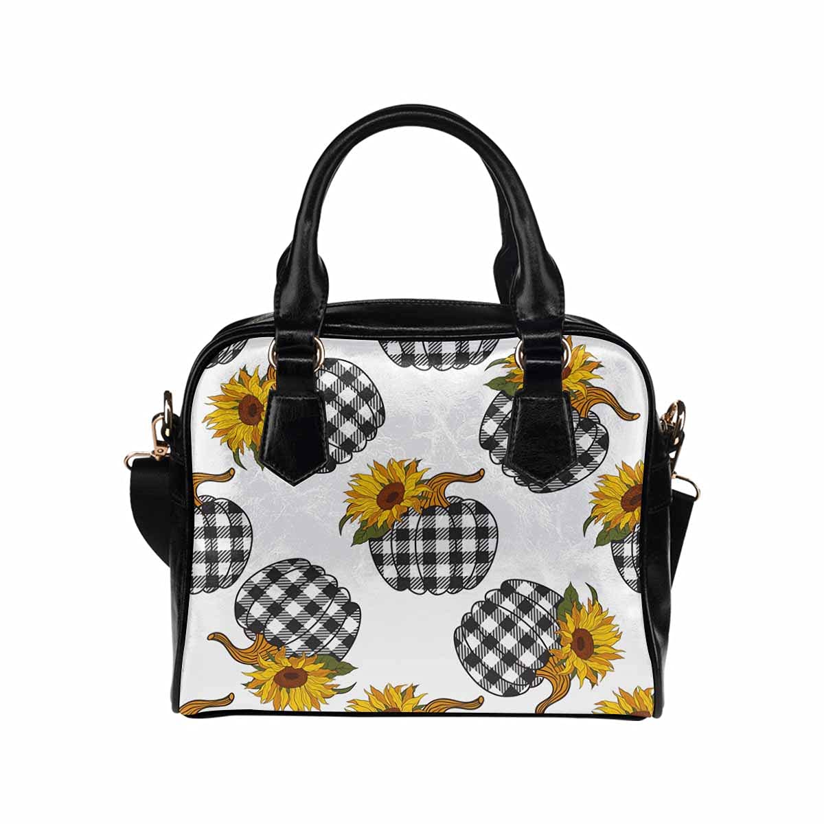 Yellow Maple Leaf PU Leather Handbag for Women - Crossbody Shoulder Purse with Adjustable Strap, Fashionable & Durable - Perfect for Work, Travel & Daily Use