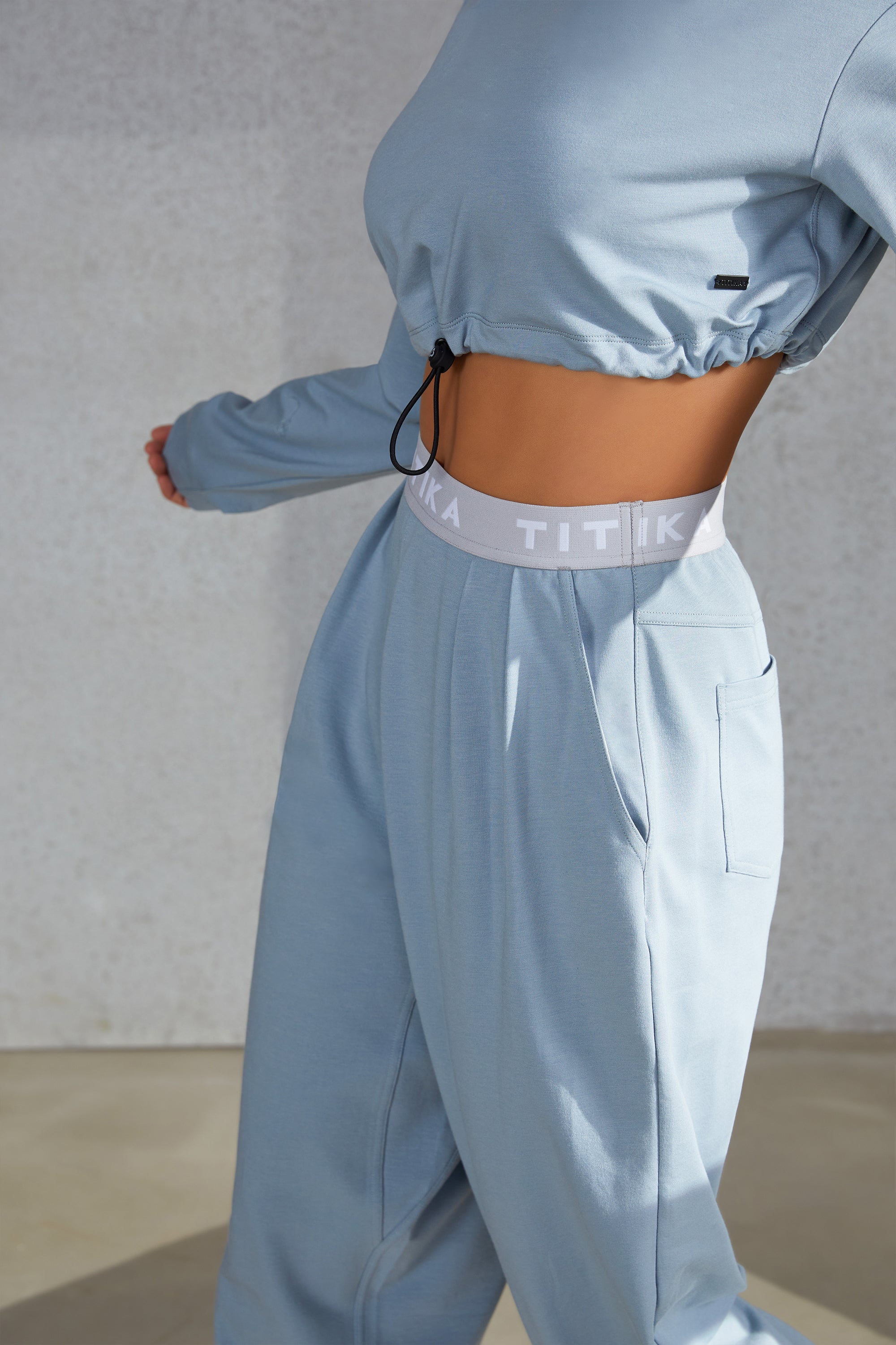 Premium Azure Blue Casual Pants for Men & Women - Comfortable Stretch Fit Trousers for Work, Travel & Everyday Wear