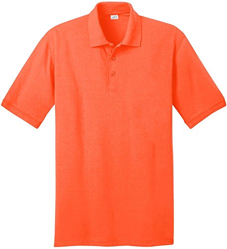 Polo Shirt in Safety Orange