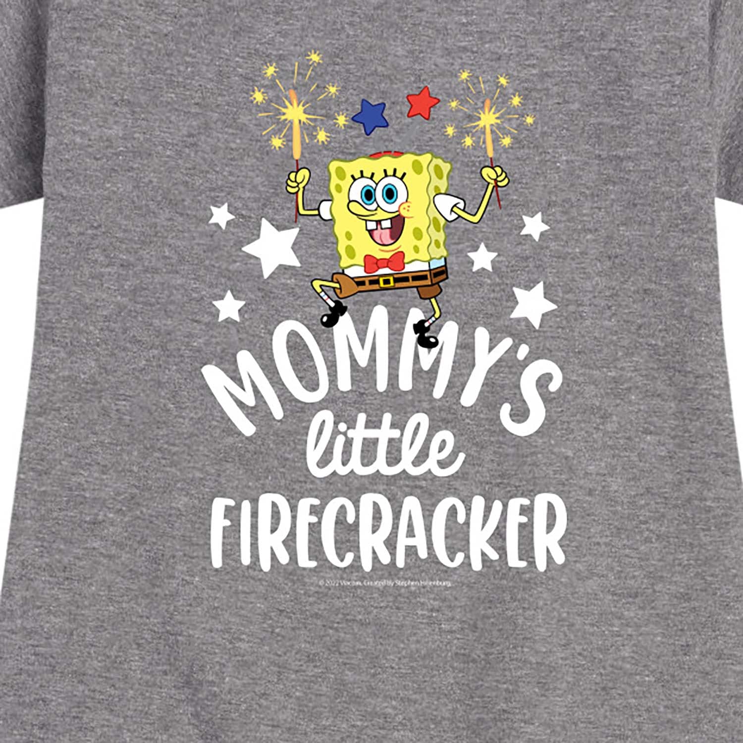 HYBRID APPAREL Spongebob Squarepants Fleece Dress for Toddler & Youth Girls - Mommy's Little Firecracker - Soft & Cozy Cartoon Character Outfit for Playdates, Birthday Parties & Casual Wear