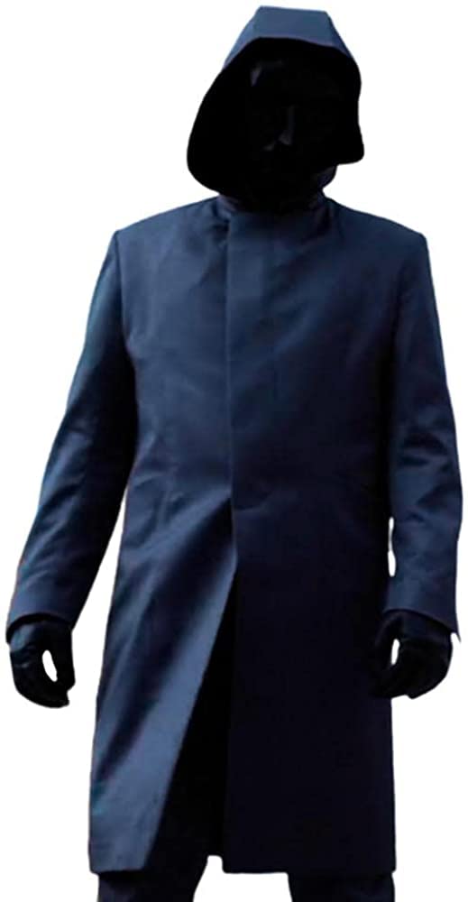 New Men's Squid Game Frontman Trench Coat - Long Cotton Overcoat for Cosplay, Halloween Costume & Winter Fashion | Official Style Inspired by Netflix Series