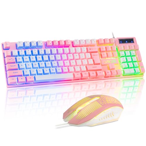 Pink and White