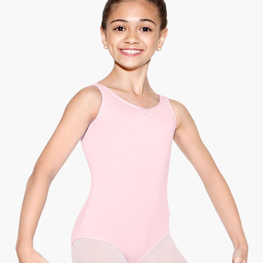 Só Dança Child Jenny Pinch Front Tank Leotard - Ballet Dancewear for Girls, Stretchable & Comfortable - Perfect for Ballet Class, Recitals & Dance Practice