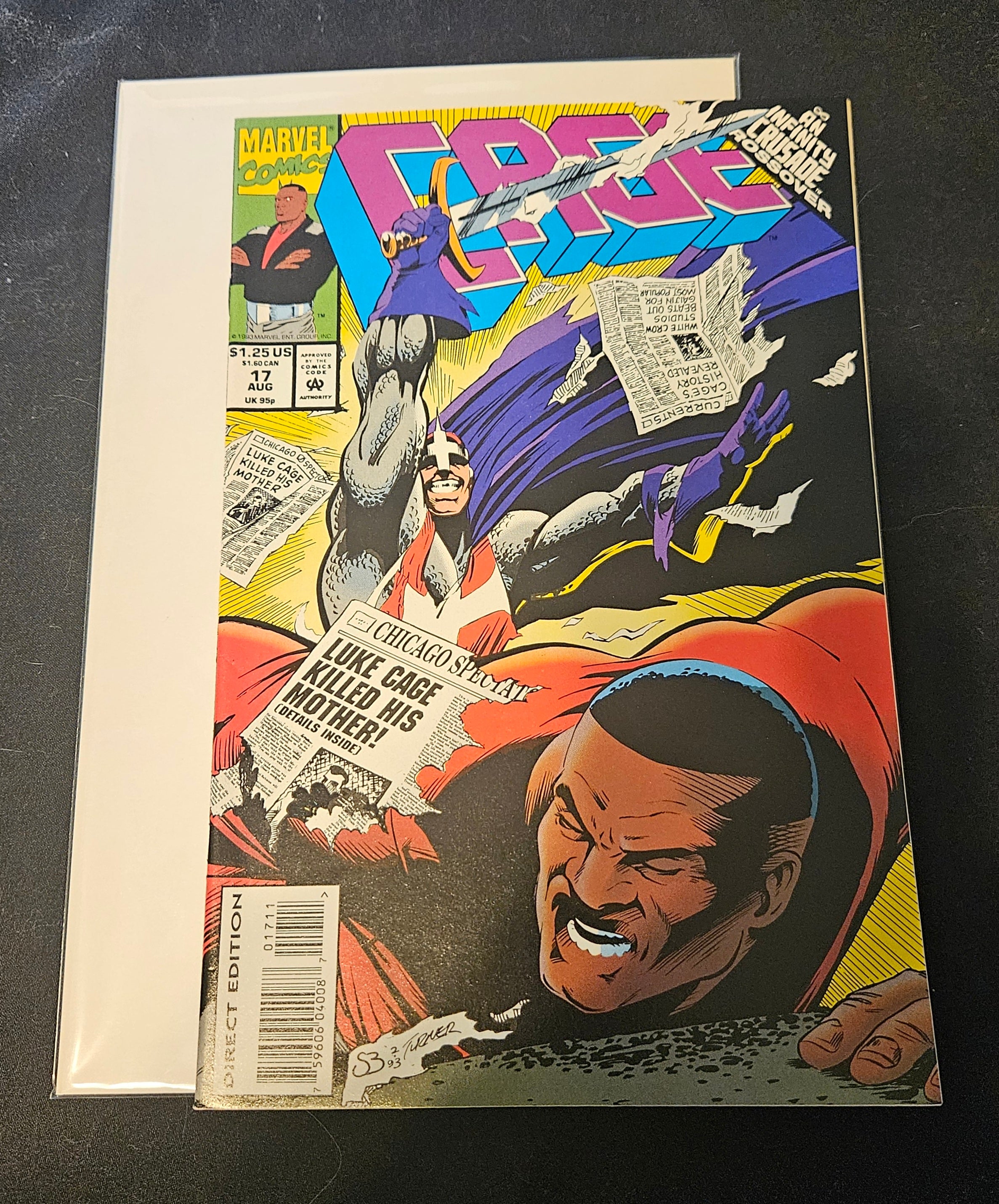 Marvel CAGE #17: He Who Dares Comic Book - 1993 Collector's Edition | Perfect for Marvel Fans & Comic Collectors | Great Gift for Superhero Enthusiasts